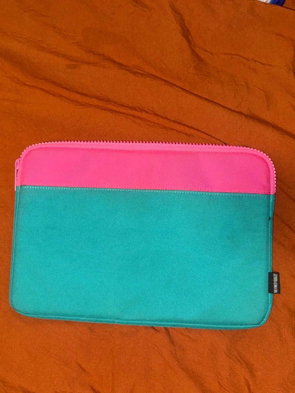 Herschel Teal and Pink Laptop Sleeve